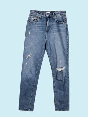 Jonathan Simkhai Standard Trevor Denim High-Rise Vintage Tapered Jeans Size 27